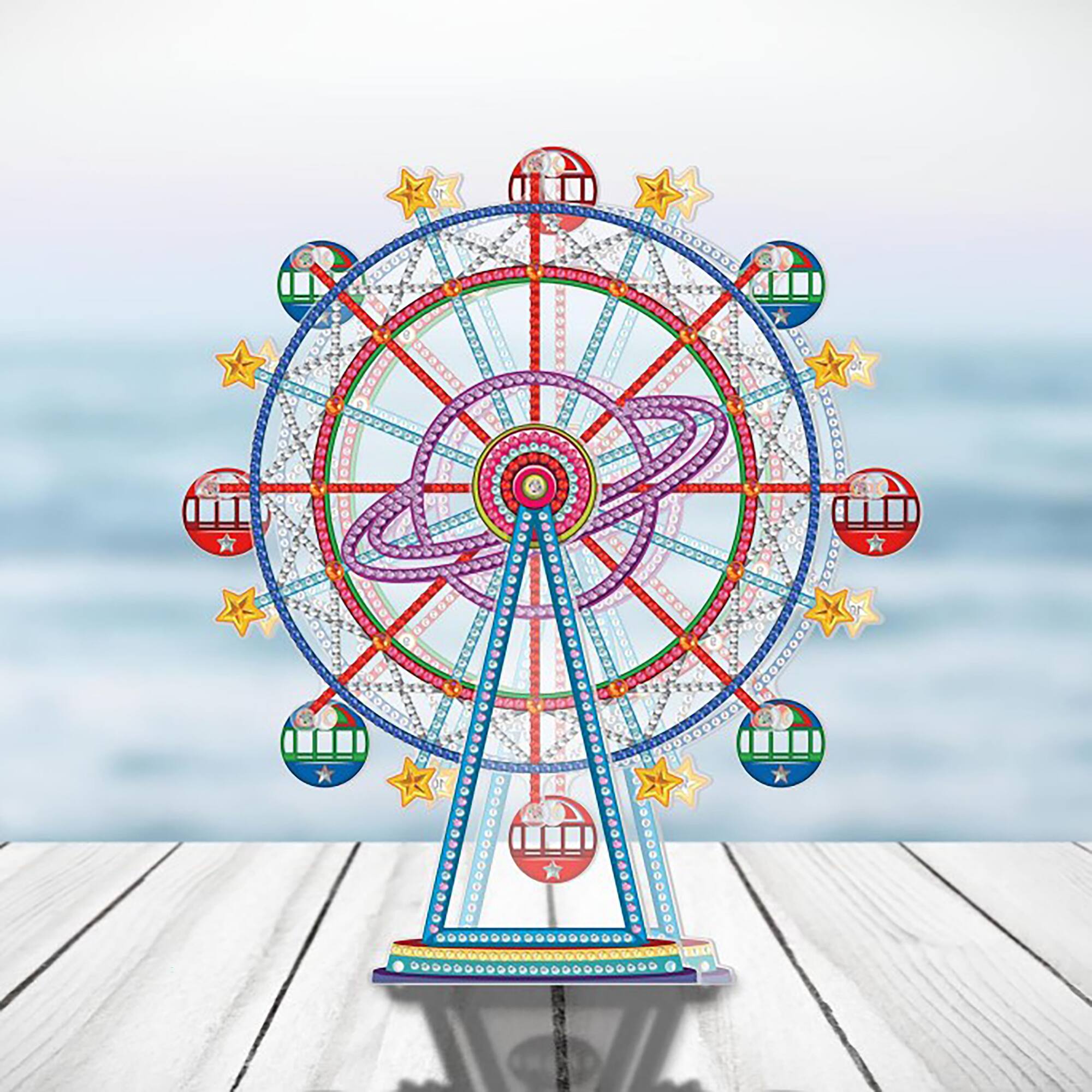 Sparkly Selections Space Theme Ferris Wheel 3D Decoration Diamond Painting